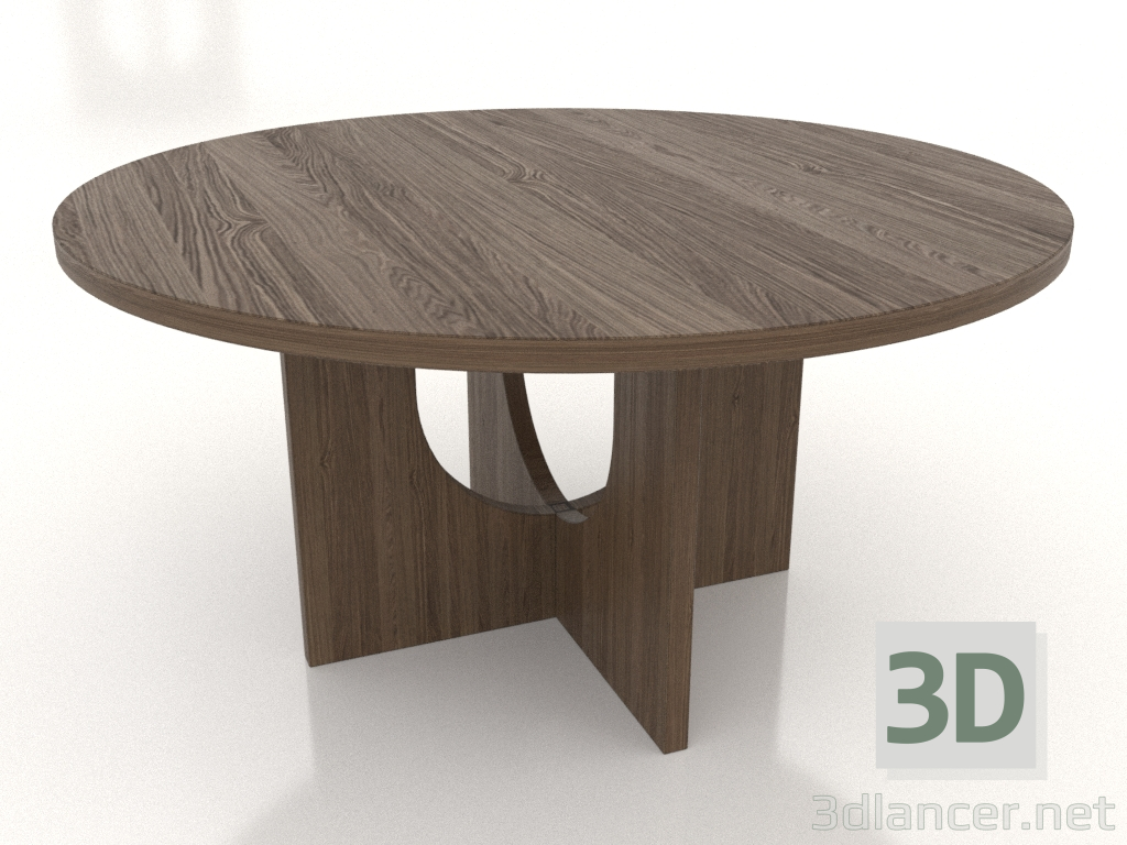 Modelo 3d Mesa de jantar REDONDA Ø 1500 mm (nogueira freixo clareado) - preview