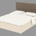 3d model Double bed L1LMONC - preview