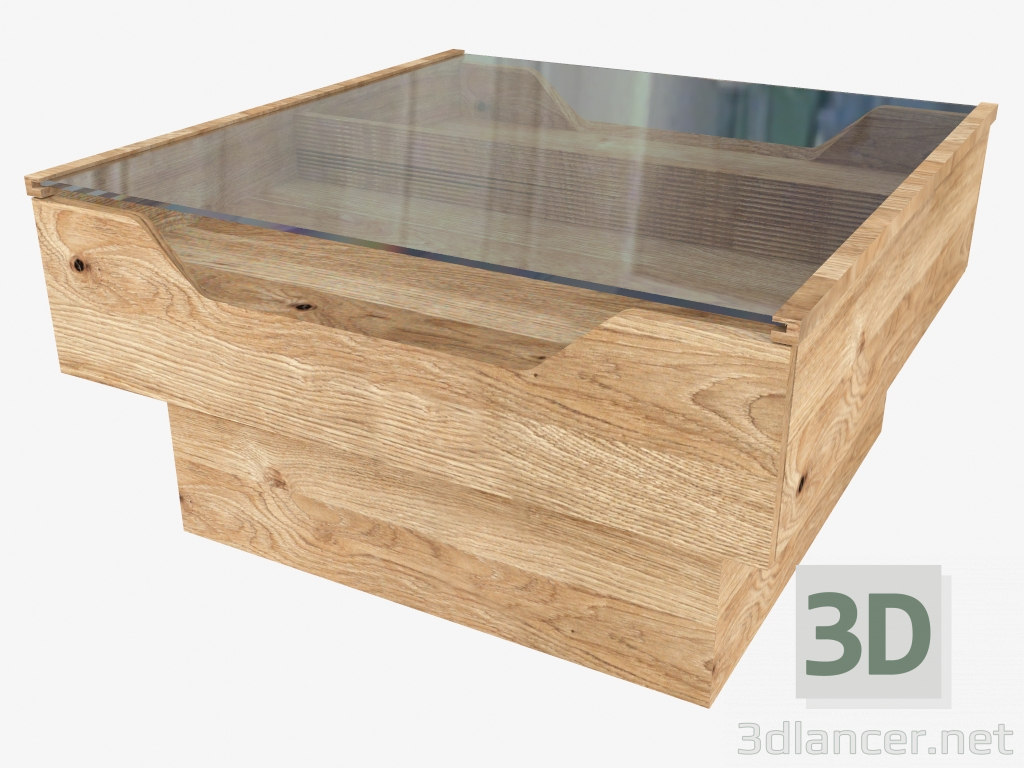 3D Modell Couchtisch (SE.1061 91x51x94cm) - Vorschau