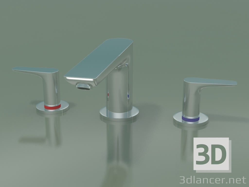 3D Modell Badhahn (71747000) - Vorschau