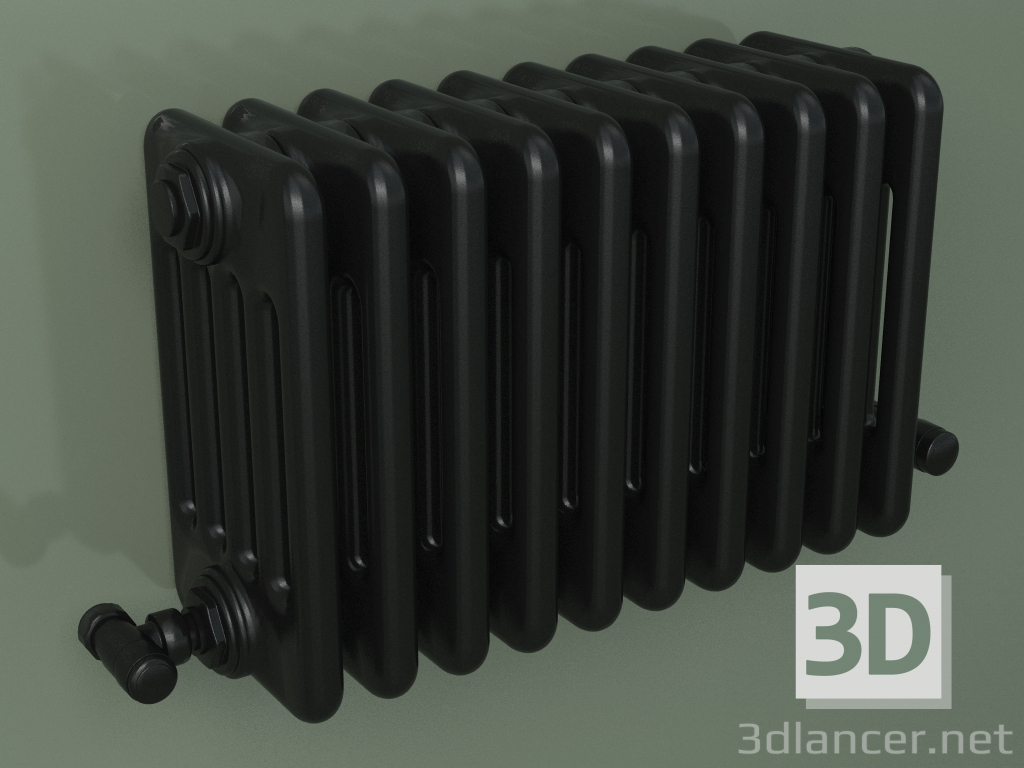 3d model Tubular radiator PILON (S4H 5 H302 10EL, black) - preview