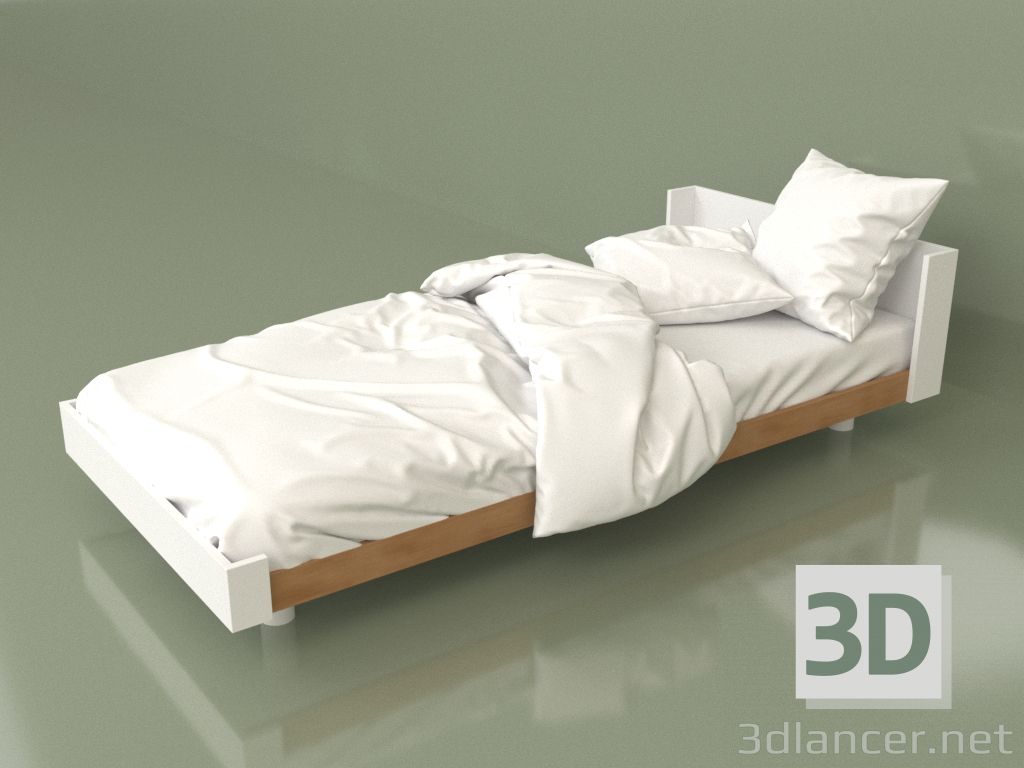 3D modeli Yatak 900х2000 (30301) - önizleme