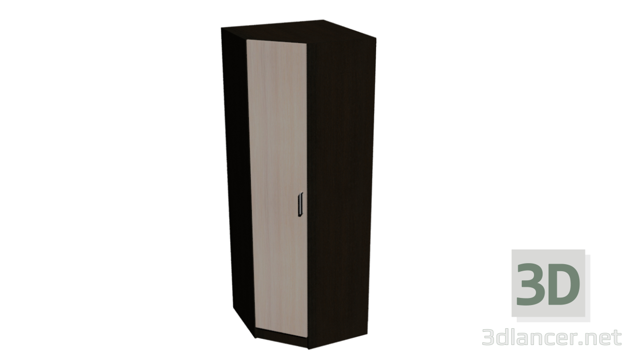 modèle 3D Armoire d'angle Harmony - preview