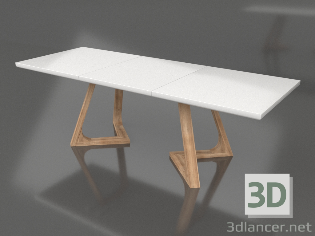 modèle 3D Table pliante Avalon (frêne blanc) - preview