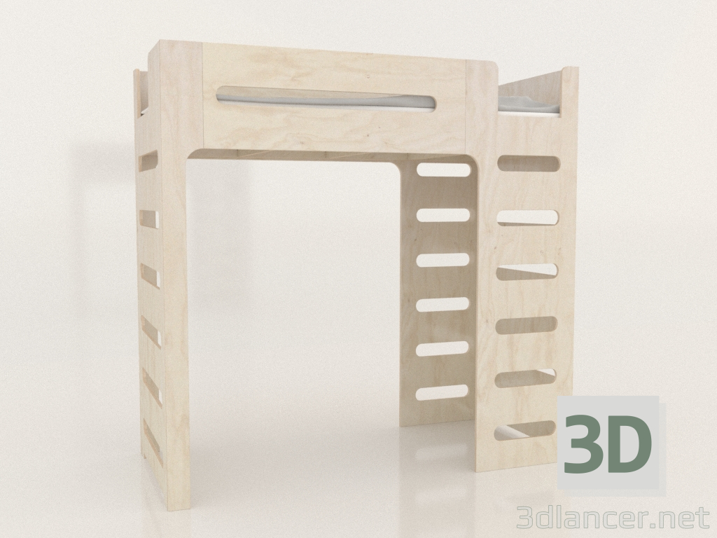 3d model Cama alta MOVE GR (FNMGR1) - vista previa