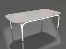 Table basse (Blanc, DEKTON Kreta)