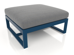 Pouf sectionnel (Gris bleu)