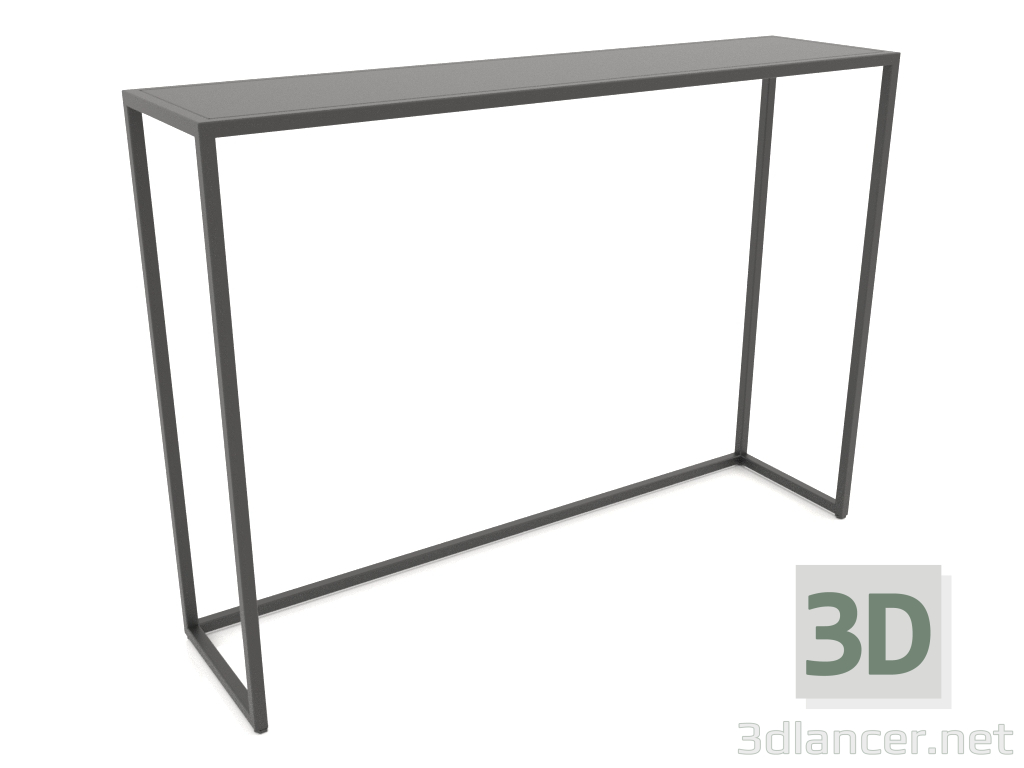 3d model Rectangular console (METAL, 120x30x86) - preview