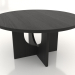 3d model Mesa de comedor REDONDA Ø 1500 mm (negro RAL 9005) - vista previa