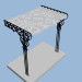 Modelo 3d viseira de metal - preview