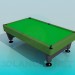 3D Modell Billard-Tisch - Vorschau