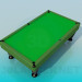 3D Modell Billard-Tisch - Vorschau