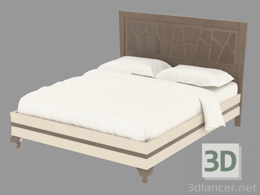 modello 3D Letto matrimoniale L1LMONI - anteprima