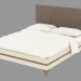 3d model Doble L1LMONI cama - vista previa