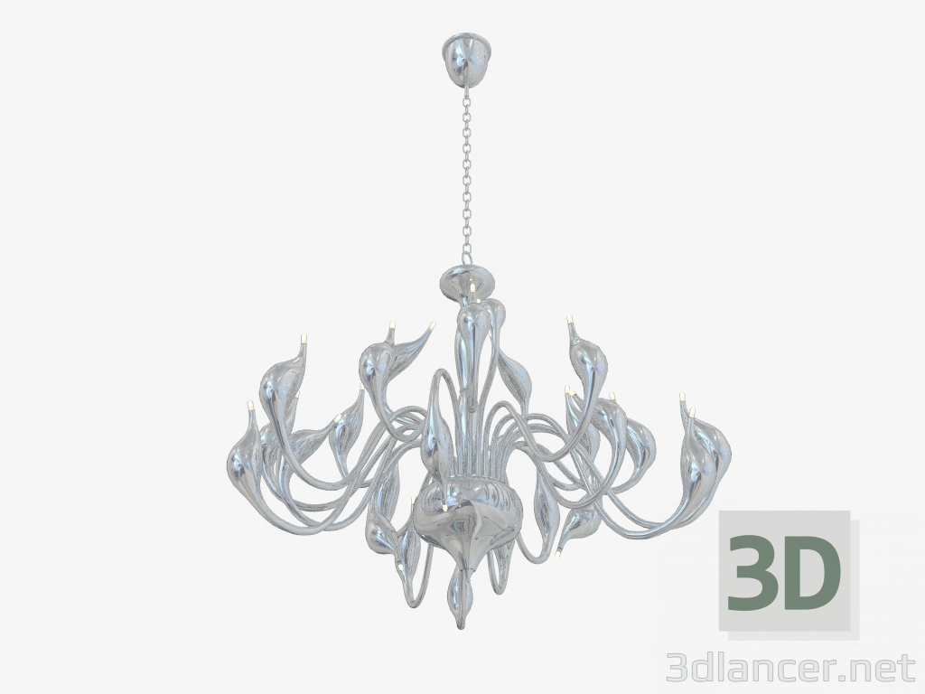 Modelo 3d Pingente de lustre Cigno Collo (751244) - preview