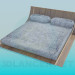 3d model Cama baja - vista previa