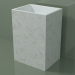 modèle 3D Lavabo sur pied (03R136301, Carrara M01, L 60, P 48, H 85 cm) - preview