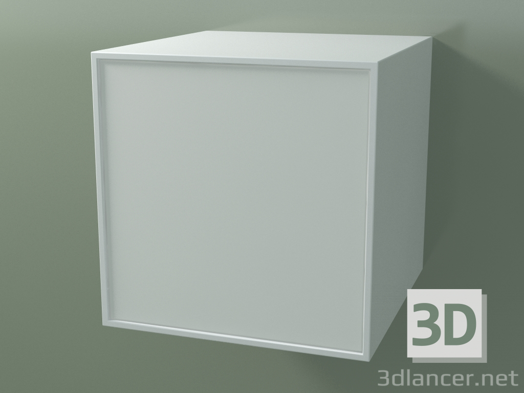 modello 3D Scatola (8AUACB03, Glacier White C01, HPL P01, L 48, P 50, H 48 cm) - anteprima