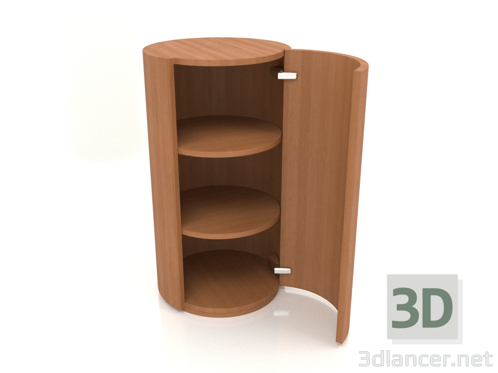 3D modeli Dolap (açık kapaklı) TM 09 (D=503х931, ahşap kırmızısı) - önizleme