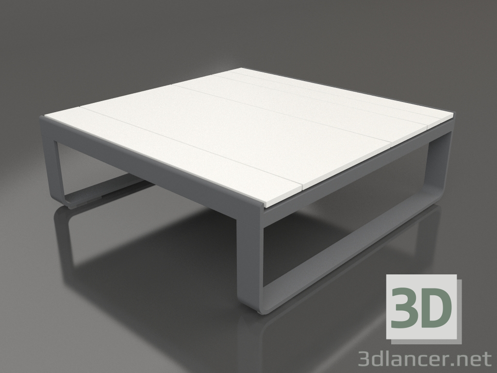 modèle 3D Table basse 90 (Polyéthylène blanc, Anthracite) - preview