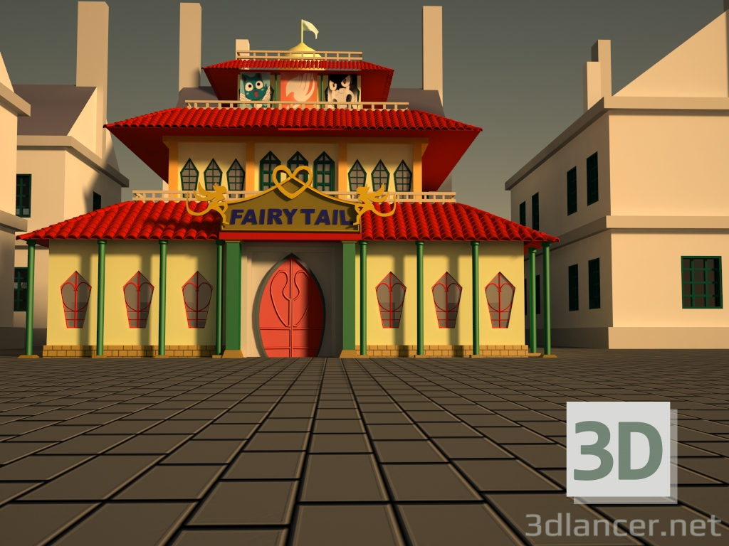 3d model cuento de hadas - vista previa