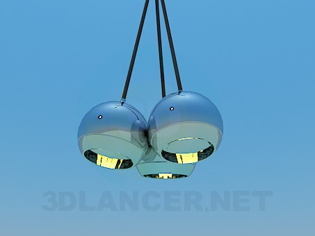 modèle 3D Lampe-boules - preview