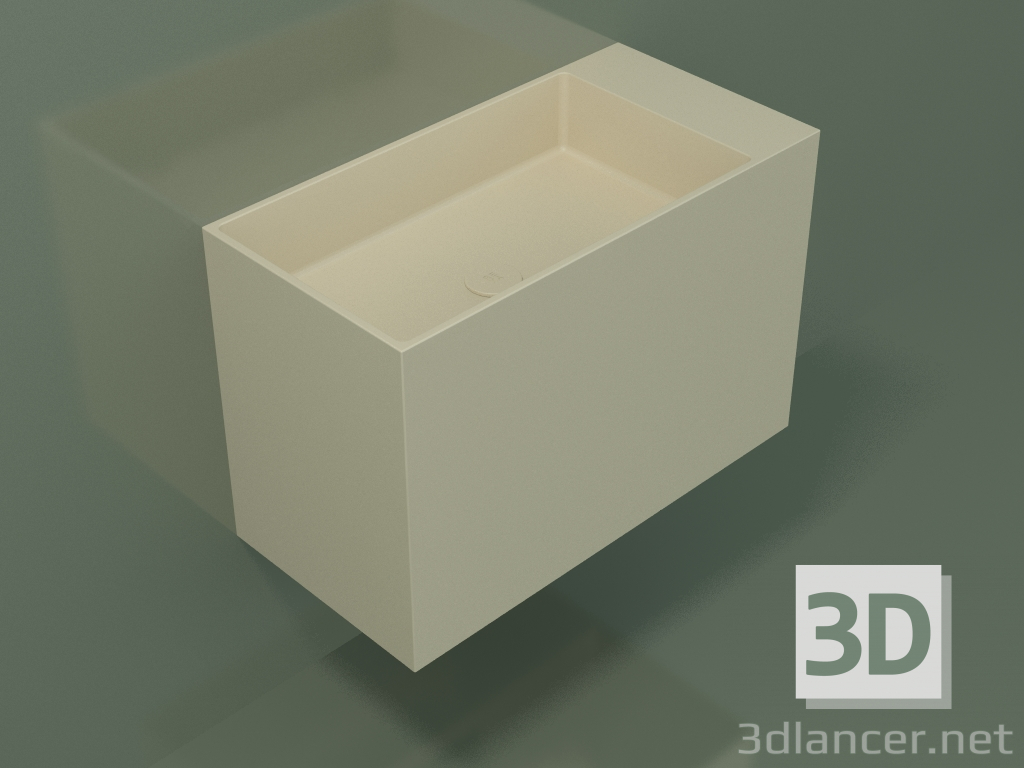 3d model Wall-mounted washbasin (02UN43102, Bone C39, L 72, P 36, H 48 cm) - preview