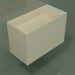 modello 3D Lavabo sospeso (02UN43102, Bone C39, L 72, P 36, H 48 cm) - anteprima