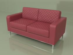 Doppelsofa Bentley (rotes Leder)