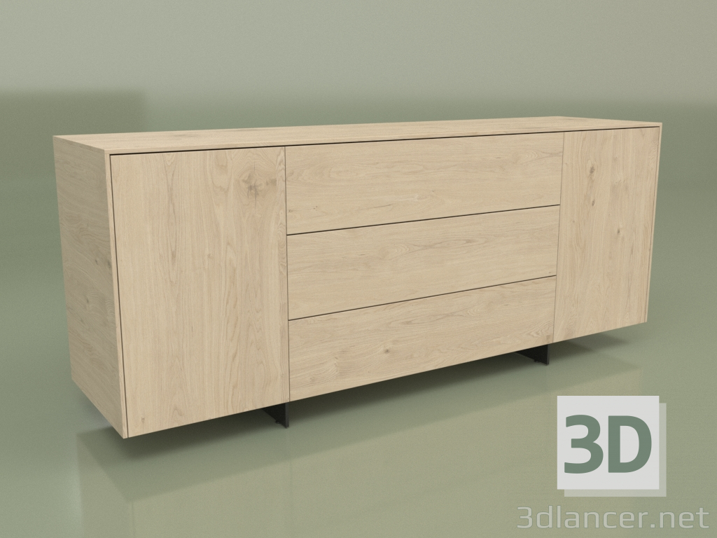 3d model Cajonera CN 230 (Champagne) - vista previa