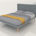 modèle 3D Lit Bohemia 160x200 (gris) - preview