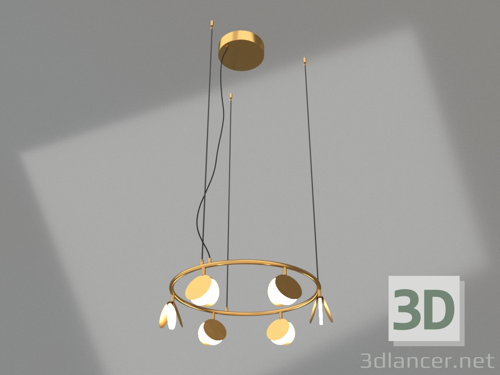 modèle 3D Lustre suspendu (7262) - preview