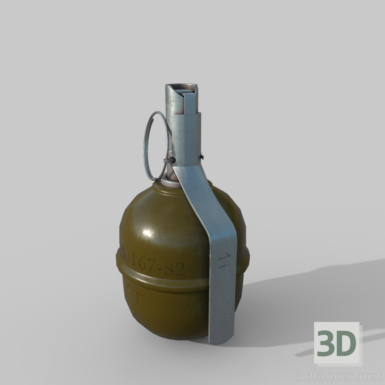 3d Grenade RGD-5 model buy - render