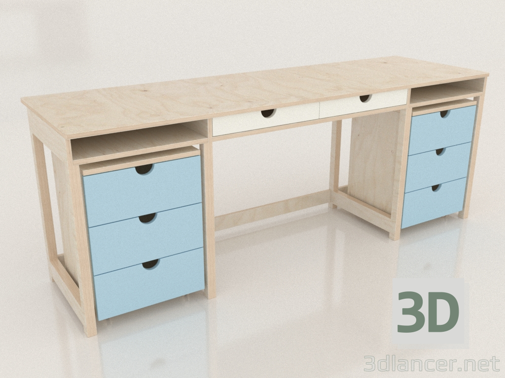 modello 3D Banco MODE T1 (TBDTA1) - anteprima