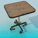 3d model Table on four wheels - preview