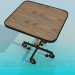 3d model Table on four wheels - preview