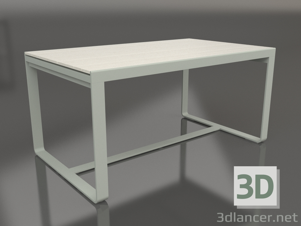 modèle 3D Table à manger 150 (DEKTON Danae, Gris ciment) - preview