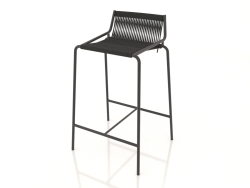 Silla semi-bar Noel H67 (Base Negra, Halyard Bandera Negra)