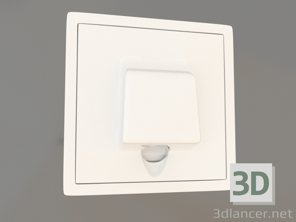 3d model Cable outlet, white, DA87103) R98 - preview