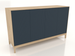 Mobile TV FARGO con frontali fresati 1600x500x950 mm (cobalto scuro, rovere schiarito, opzione 2)