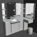 modello 3D Bagno per modulare canzone sistema 64 - anteprima