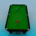 3D Modell Billard-Tisch - Vorschau