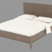 3d model Doble L1LMONL cama - vista previa