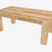 3d model Coffee table (SE.1064 120x49x60cm) - preview