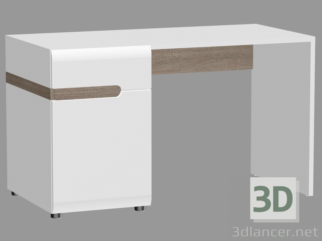 modello 3D Scrivania (TYPE 80) - anteprima