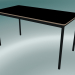 Modelo 3d Mesa retangular Base 140x70 cm (Preto, Contraplacado, Preto) - preview