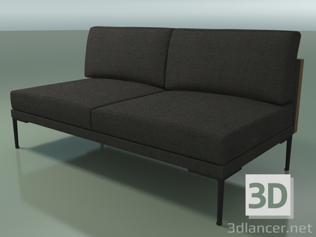 3d model Módulo central 5228 (nogal) - vista previa