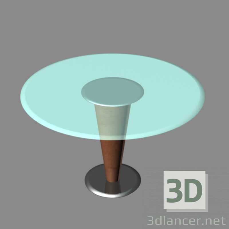 modello 3D tavolo - anteprima