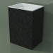 modèle 3D Lavabo sur pied (03R136301, Nero Assoluto M03, L 60, P 48, H 85 cm) - preview