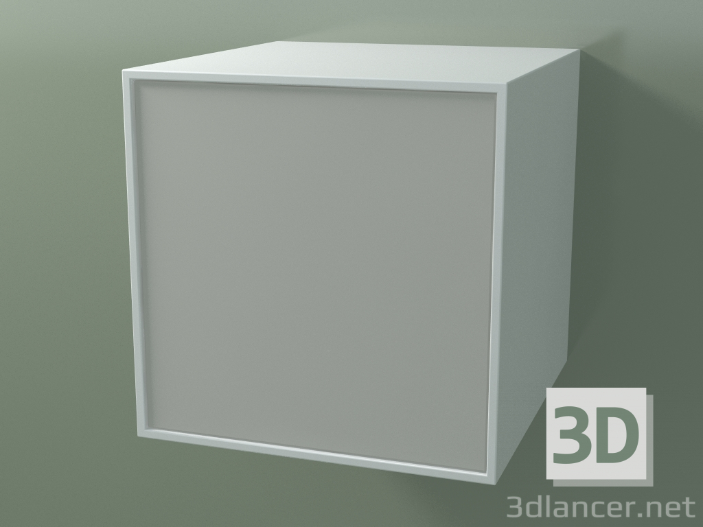 3D Modell Box (8AUACB03, Gletscherweiß C01, HPL P02, L 48, P 50, H 48 cm) - Vorschau